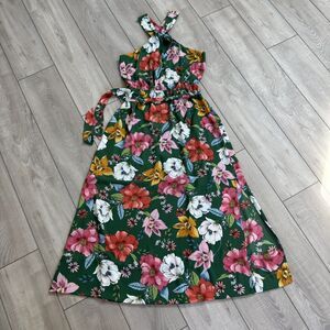 elegant green maxi dress Taylor Satin Crinkle Maxi Dress, Green / 6